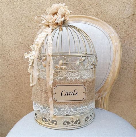 metal decorative wedding gift card holder box|hmw Metal Birdcage Wedding Gift Card Holder Silver .